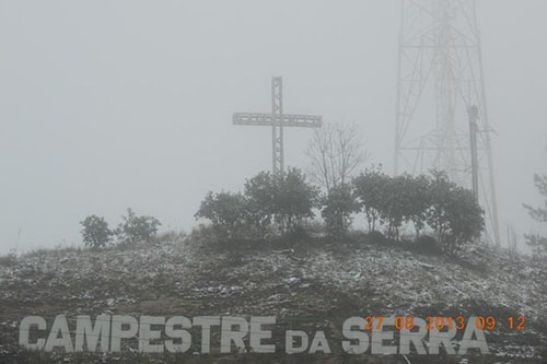 Neve no sul - 27/08 - Campestre da Serra