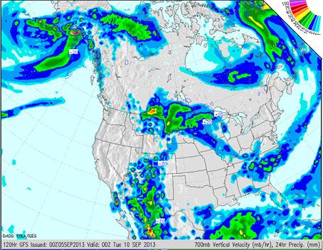 Mapa de Chuvas nos EUA 5