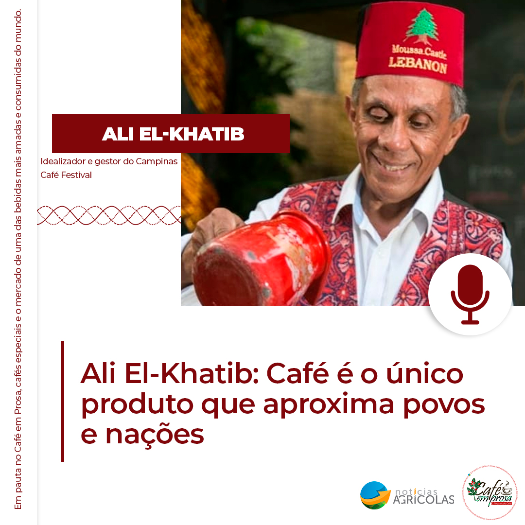 Café em Prosa 114 Ali ElKhatib Café é o único produto que aproxima