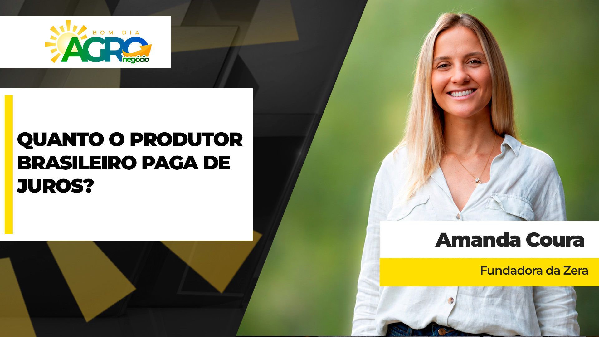 Com juro real perto de 10%, produtor precisa de retorno de margem de dois dígitos apenas para pagar juros episode artwork