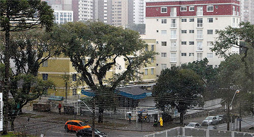 Neve em Curitiba - Foto Veja