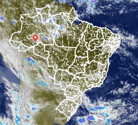 Ciclone leva chuva ao Sul enquanto calor e tempo seco predominam no interior do Brasil