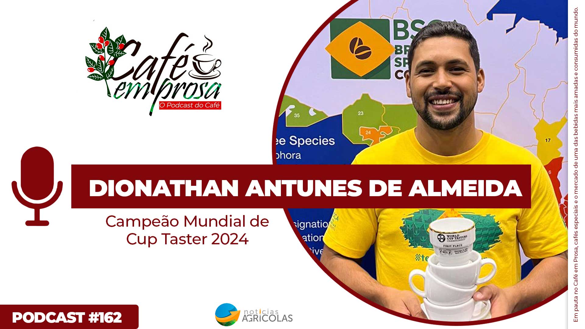 Café em Prosa #162 - Além da xícara: Brasil conquista pelo primeira vez mundial de Cup Taster e comprova mais uma vez que está atento ao mercado de ca