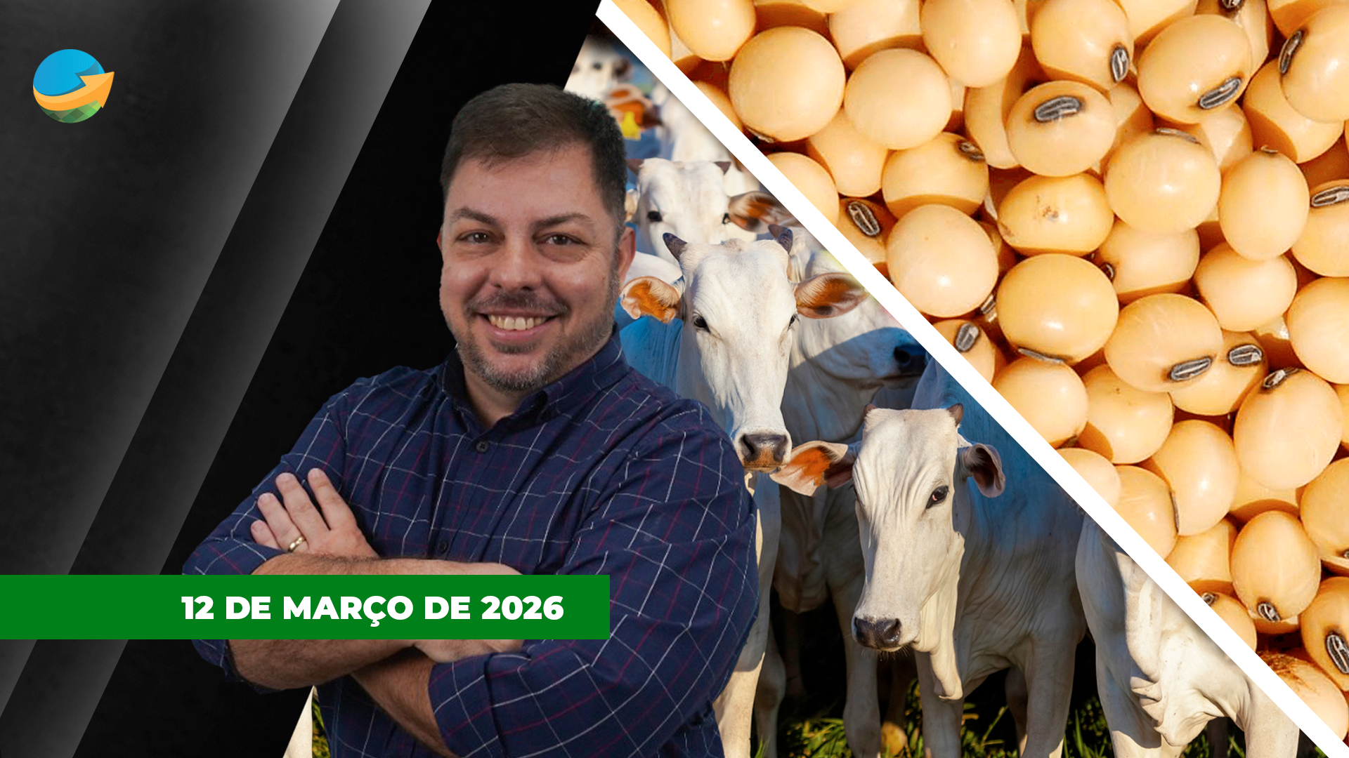 Soja acima dos US$12/bushel , dólar em alta e produtor brasileiro fora dos ganhos; boi estável em SP mas com potencial de alta