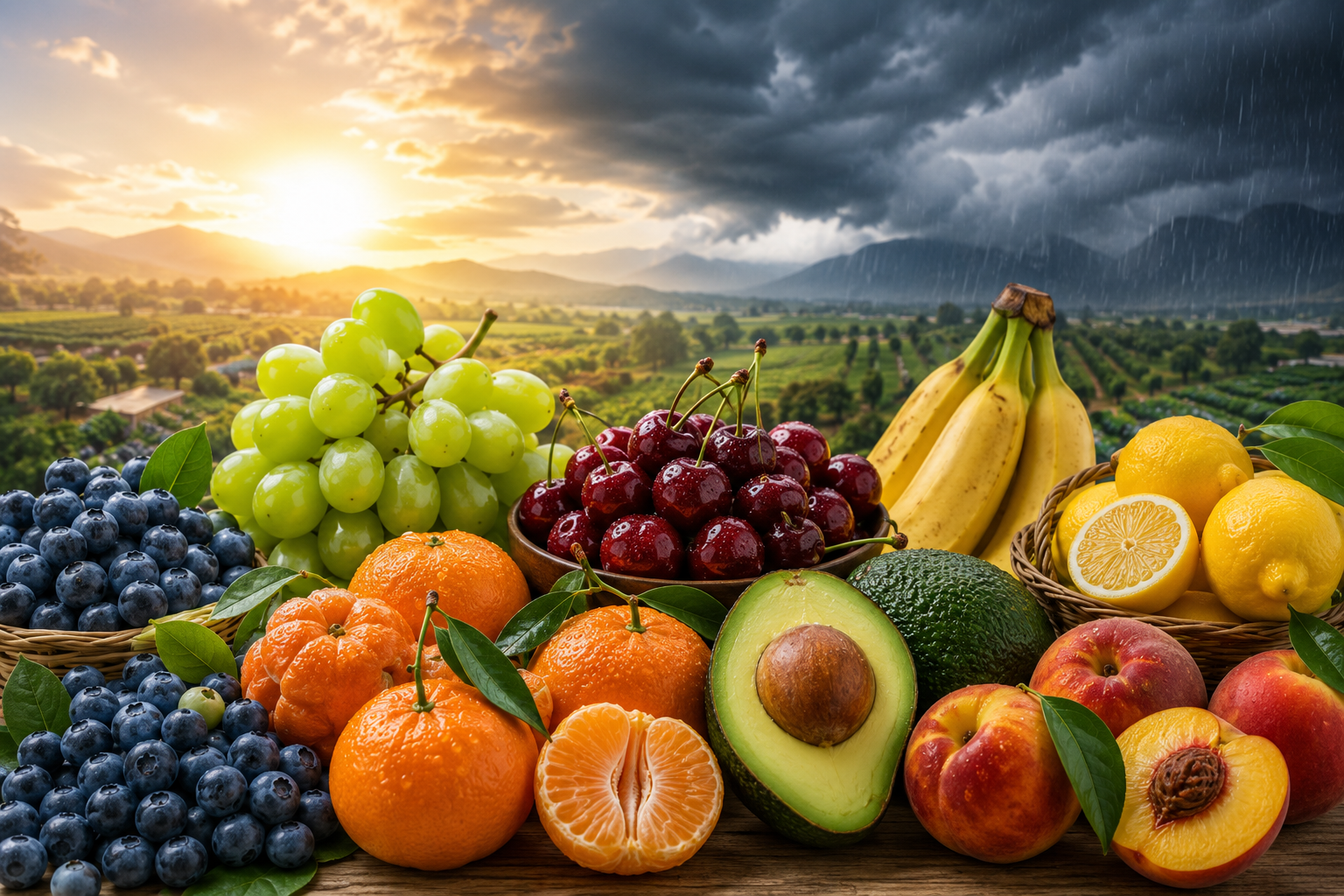 El Niño deve impactar produção e comercialização de frutas na América do Sul e elevar volatilidade da oferta