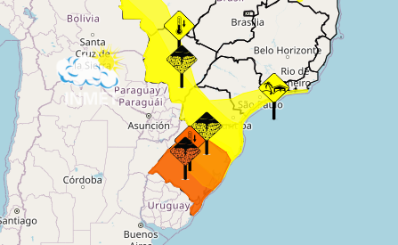 Alertas para declínio de temperatura chegam a áreas do Centro-oeste e do Sudeste