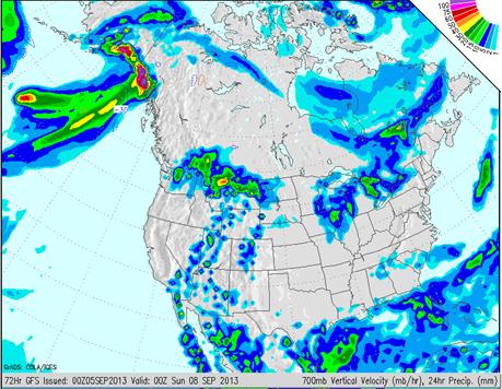 Mapa de Chuvas nos EUA 3