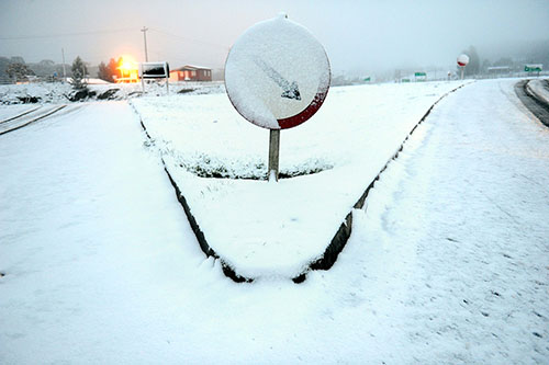 Neve no sul - 27/08 - Campos de Cima da Serra