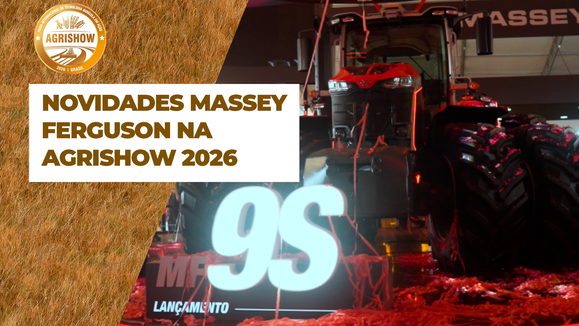 Novos tratores da Massey chegam com alta tecnologia embarcada e foco na redução do custo de produção