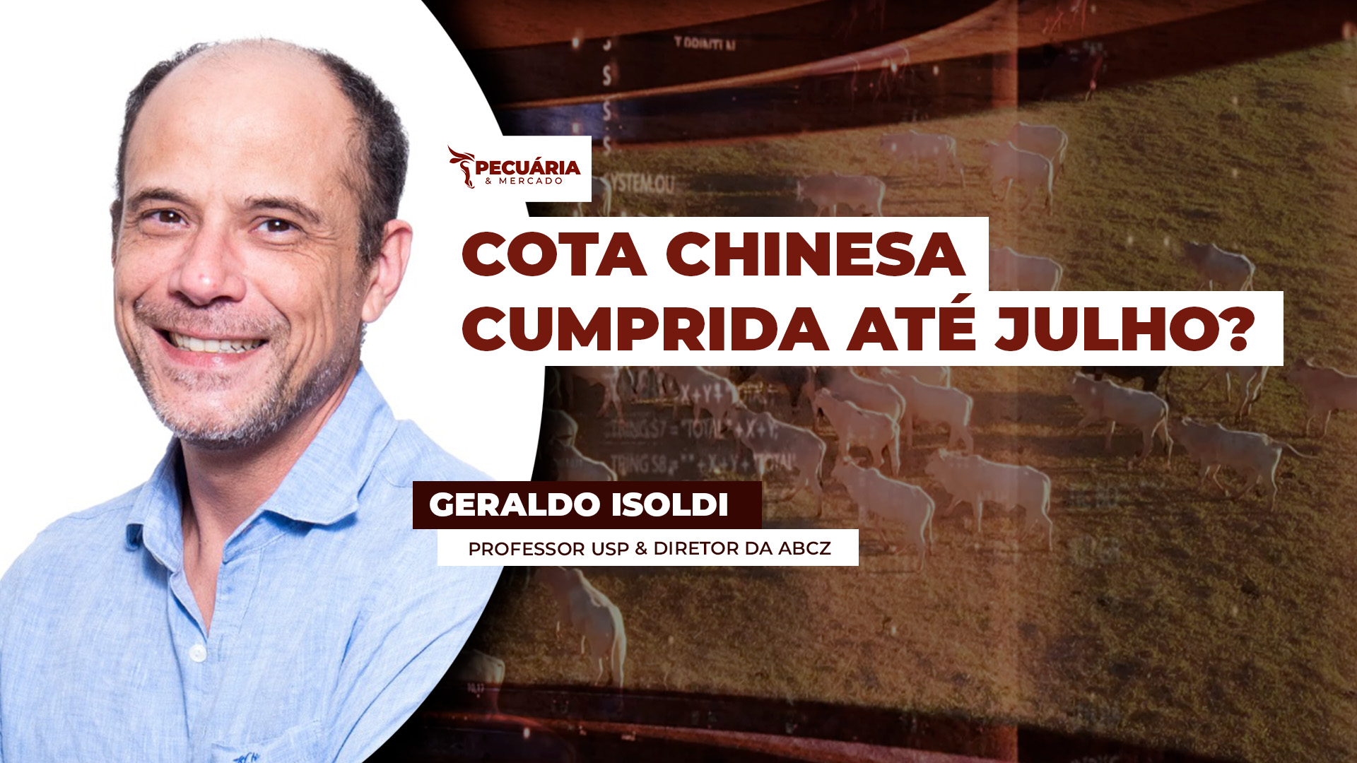 Brasil já entregou 46% da cota de 1,1 mi/t de carne bovina para China até março , segundo  GACC (Alfândega Chinesa)