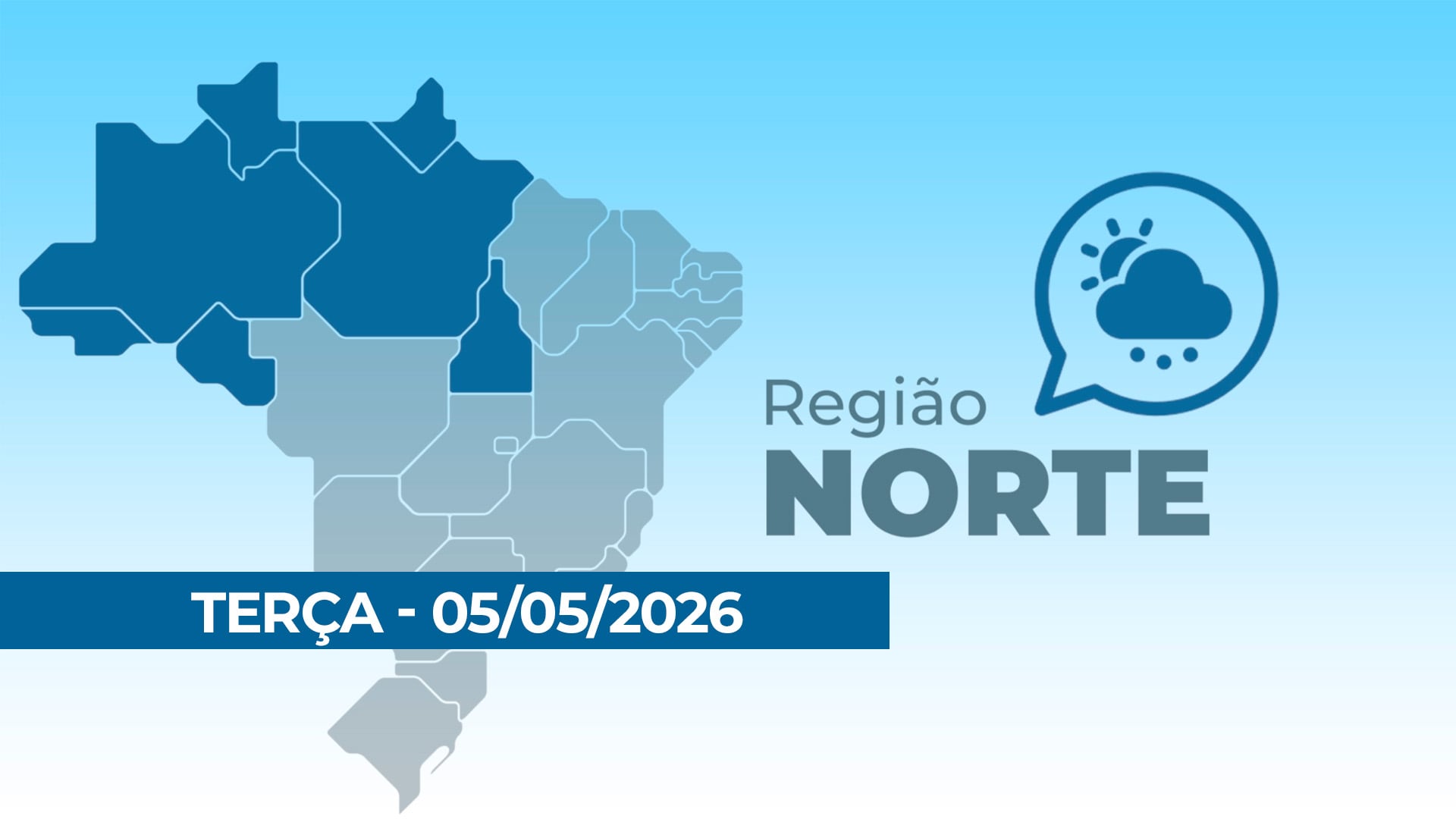 Norte segue com chuva volumosa e risco de temporais em vários estados