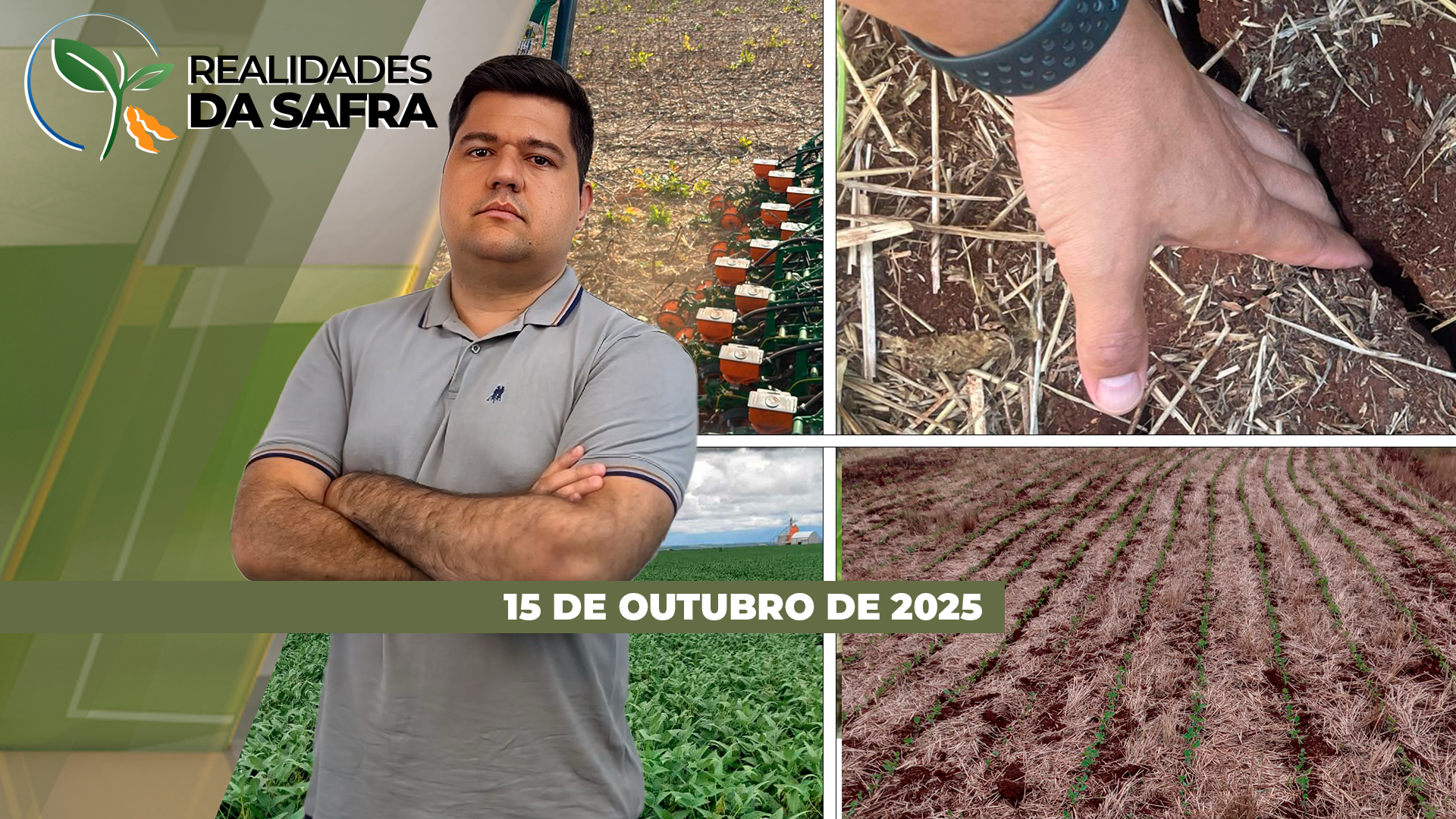 Produtores de Primavera do Leste/MT e Darcinópolis/TO ainda aguardam regularização das chuvas para avançar com o plantio da soja