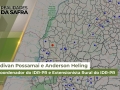 Edivan Possamai e Anderson Heling - Coordenador do IDR-PR e Extensionista Rural do IDR-PR