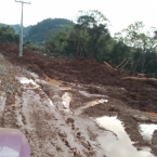 impactos das enchentes na propriedade familiar Granja Santo Antônio