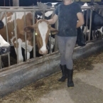 Rosane na granja Santo Antônio