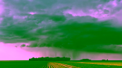chuva campo