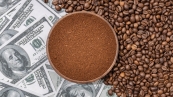 dólar e café