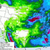 Chuvas EUA - 7 dias