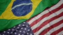 Bandeiras Brasil-EUA