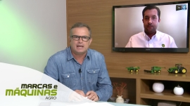 Marcas e Máquinas mostra, ao vivo, uma manutenção on line de máquinas operadas à distancia pela John Deere