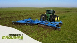 Grade Niveladora DODHF no maior produtor de arroz do sul do Brasil