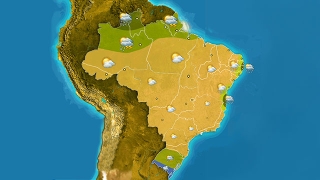 Meteorologia - Previsão do tempo para todo o Brasil