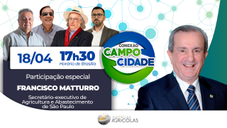 Francisco Matturro, secretário de Agricultura e Abastecimento de São Paulo e presidente da Agrishow, participa do debate desta semana