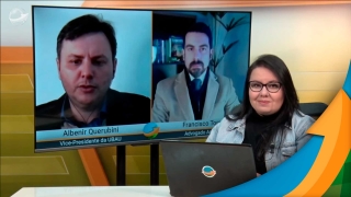 Albenir Querubini e Francisco Torma - Vice-Presidente da UBAU e Advogado Agrarista
