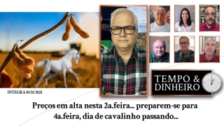 Preços em alta nesta 2a.feira... preparem-se para 4a.feira, dia de cavalinho passando...