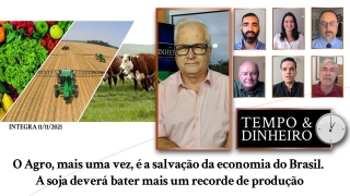 O Agro mais uma vez é a salvação da economia do Brasil. A soja deverá bater novo recorde de produção