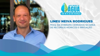 Lineu Neiva Rodrigues - Pesq. da Embrapa Cerrados na área de recursos hídricos e Irrigação
