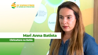 Mari Anna Batista - Citricultora na Bahia