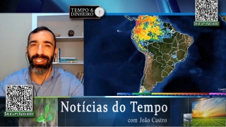 Chuvas vão passar muito rápido na 3a e 4a.feira sobre o Sul; centro-norte debaixo de aguaceiro