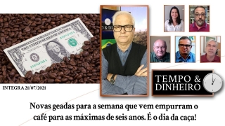Novas geadas para a semana que vem empurram o café para as máximas de seis anos. É o dia da caça!