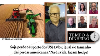 Soja perde o suporte dos US$ 13/bu; Qual é o tamanho das perdas americanas? Na dúvida, façam hedge!