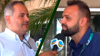 Dalton Dorighello - agronômo do Sicoob Cocre e Rafael Gibin - especialista de seguros do Sicoob Cocre