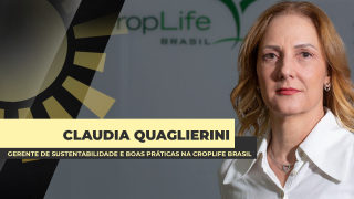 Claudia Quaglierini - Gerente de Sustentabilidade e Boas Práticas na Croplife Brasil