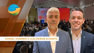 Daniel Hubner, vice-presidente de Soluções Industriais da Yara e Guilherme Schmitz,  vice-presidente de Agronomia e Marketing da Yara