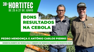 Antônio Carlos Pierro - Gerente de Desenvolvimento de Produtos BASF e Pedro Mendonça - Desenvolvimento de Tecnologia BASF