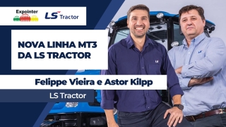 Felippe Vieira - Dir. Comercial LS Tractor e Astor Kilpp - Consultor de produto e marketing da LS Tractor