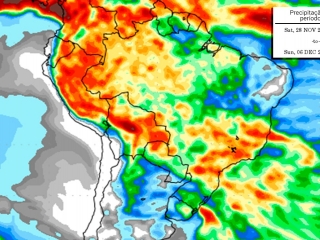 Precipitação 10 dias 20/11