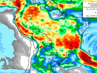 Precipitação 10 dias 27/11