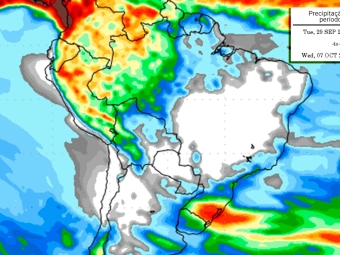 Precipitação 29/09 - 07/10