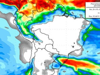 Precipitação 10 dias 17/07/2020