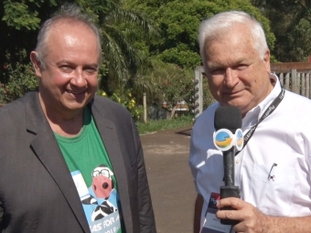Paulo Martins - Diretor-Geral da Embrapa Gado de Leite e João Batista Olivi - AgroBit 2019
