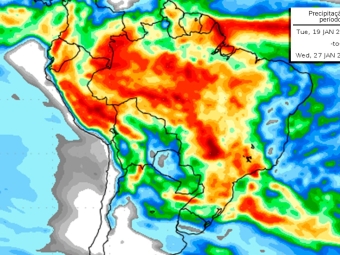 Precipitação 10 dias 11/01