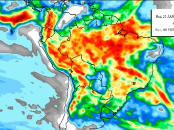 Precipitação 17/01 10 dias