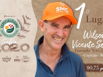Wilson Vicente Soares - Cafeicultor e vencedor do Especialíssimo 2020