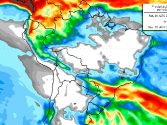 Precipitação 10 dias 07/08/2020