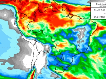 Precipitação 10 dias